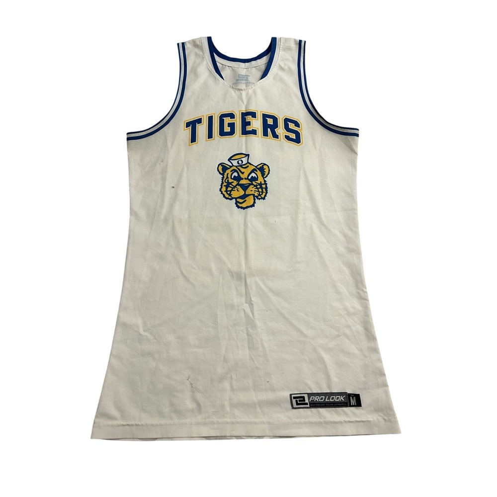 Pro Look‎ Tigers Basketball Jersey Mens Medium White Zac Attack 18 Good Tiger